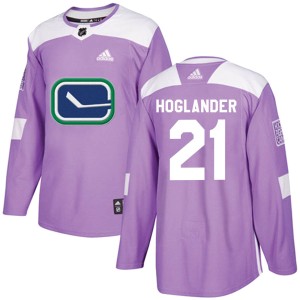 Nils Hoglander Vancouver Canucks Autographed Signed Rookie Alt Adidas Jersey